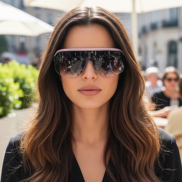 Carrera Topcar 1/N T40 Black Red men's shield sunglasses - Picture 9 of 10